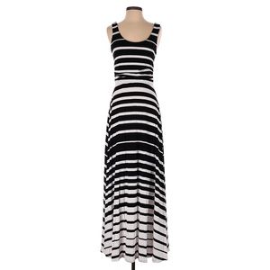 ATHLETA Maxi Dress: Blue and white stripes